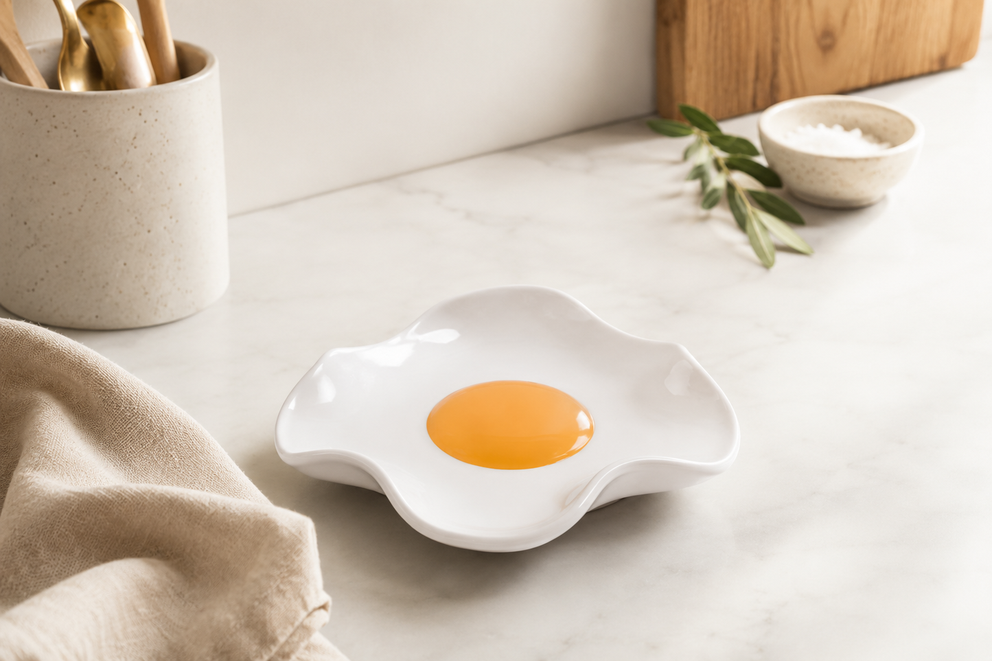 Fried Egg Spoon Rest